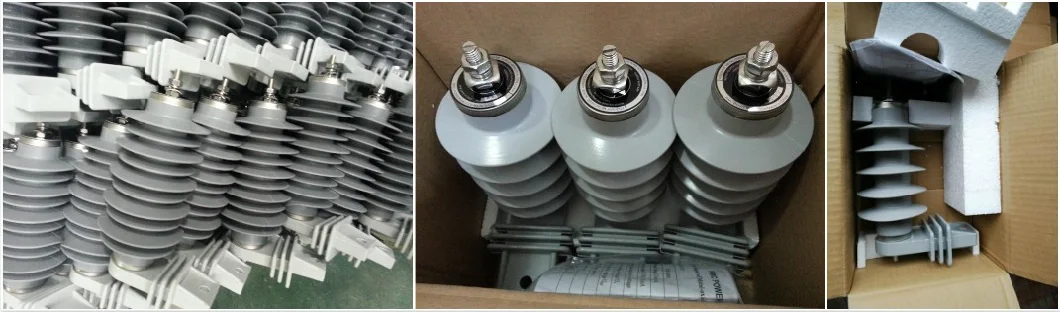 11kv, 22kv, 33kv Metal Oxide Polymeric Lightning Surge Arrester (10kA)